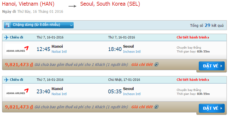 (Vé máy bay Asiana Airlines từ Hà Nội đi Hàn Quốc – TamVuong.com)