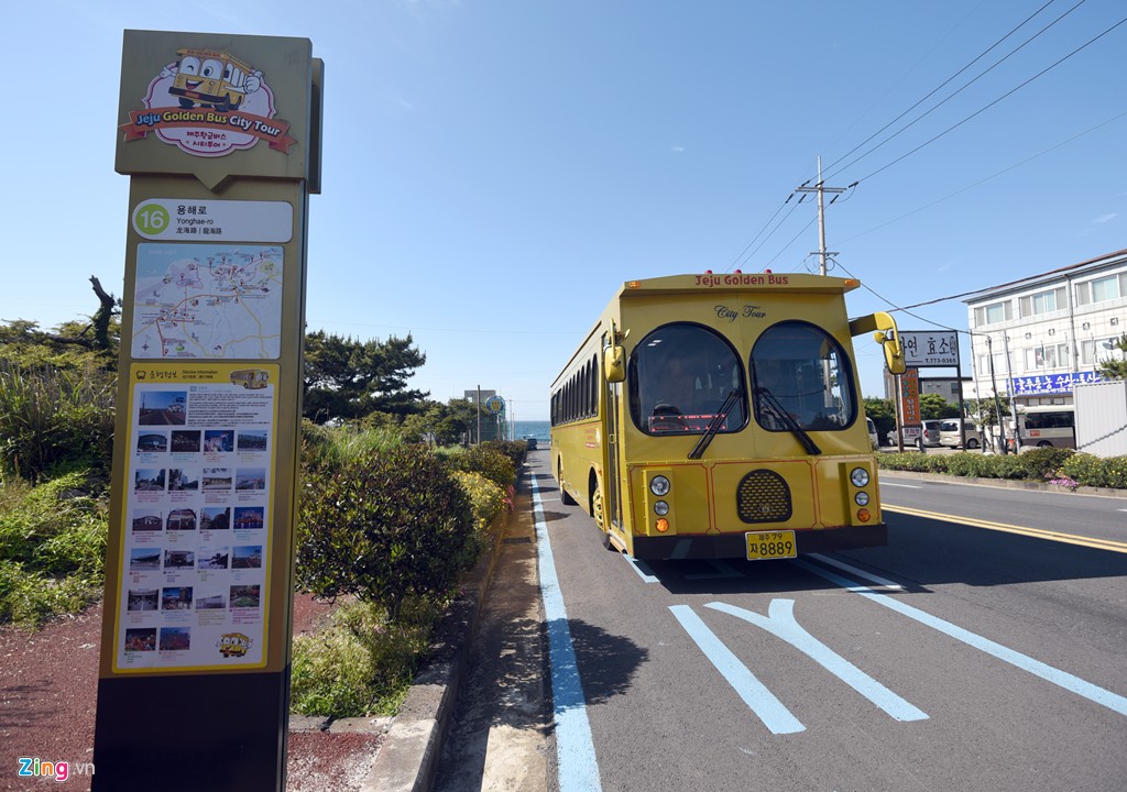 Những chiếc xe buýt độc đáo chỉ có trên đảo Jeju 